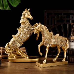 Golden Horse Ornament