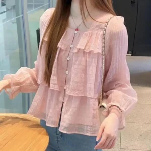 Long Sleeves Chic Shirt French Style